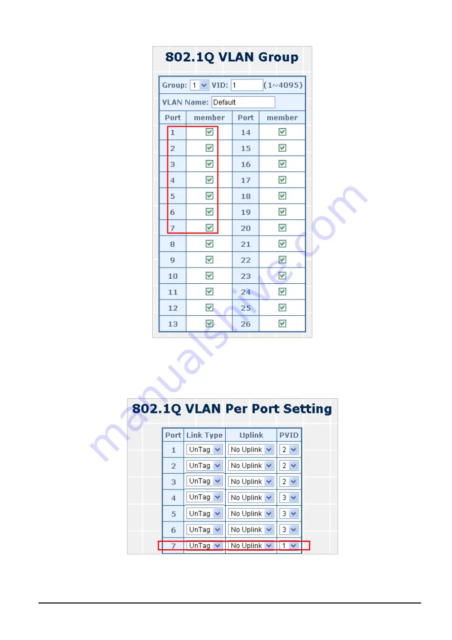 Planet FGSW-2620CS User Manual Download Page 46