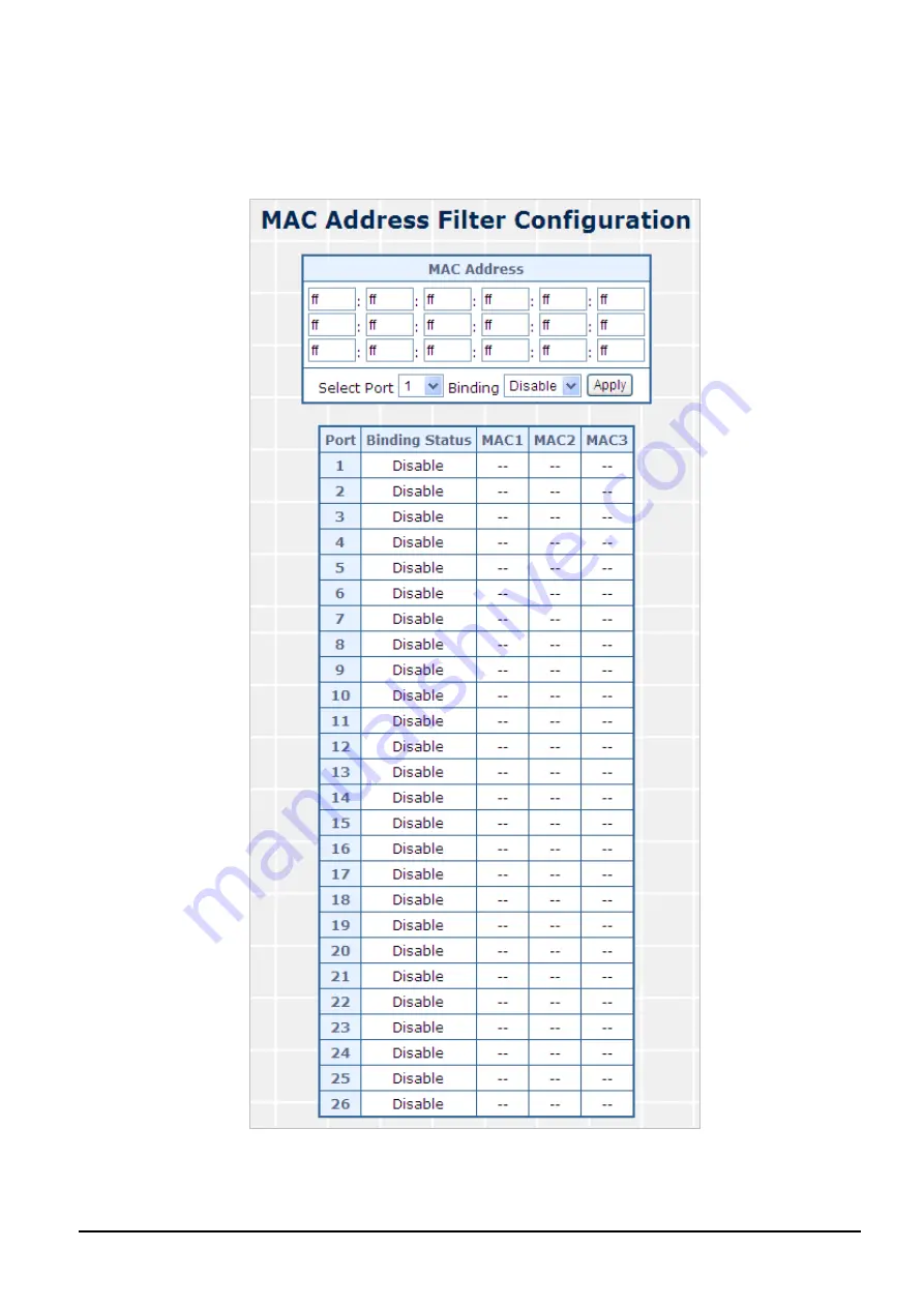 Planet FGSW-2620CS User Manual Download Page 59