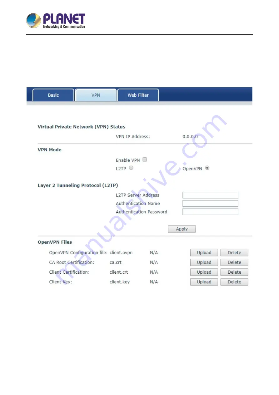 Planet HDP-1160PT User Manual Download Page 34