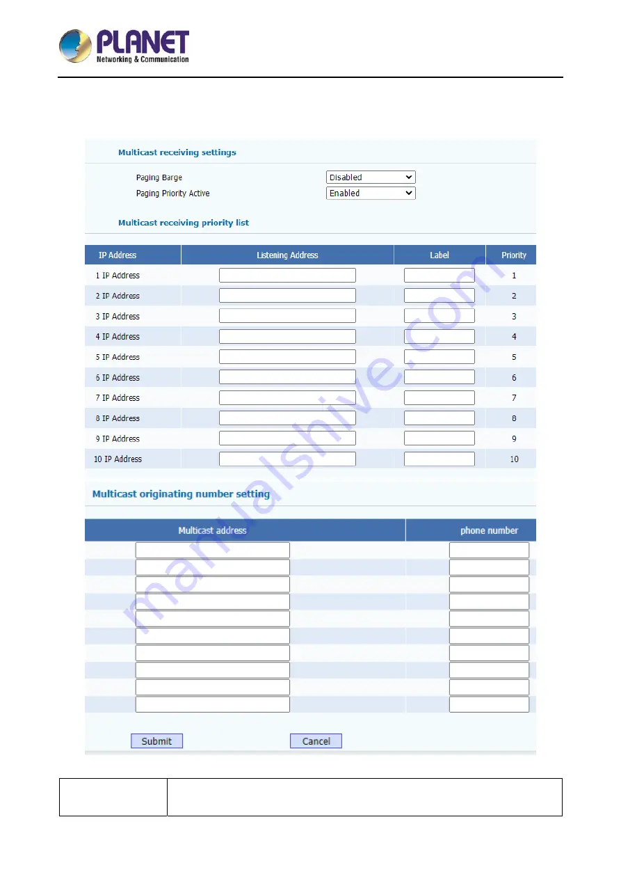 Planet HDP-1260PT User Manual Download Page 49