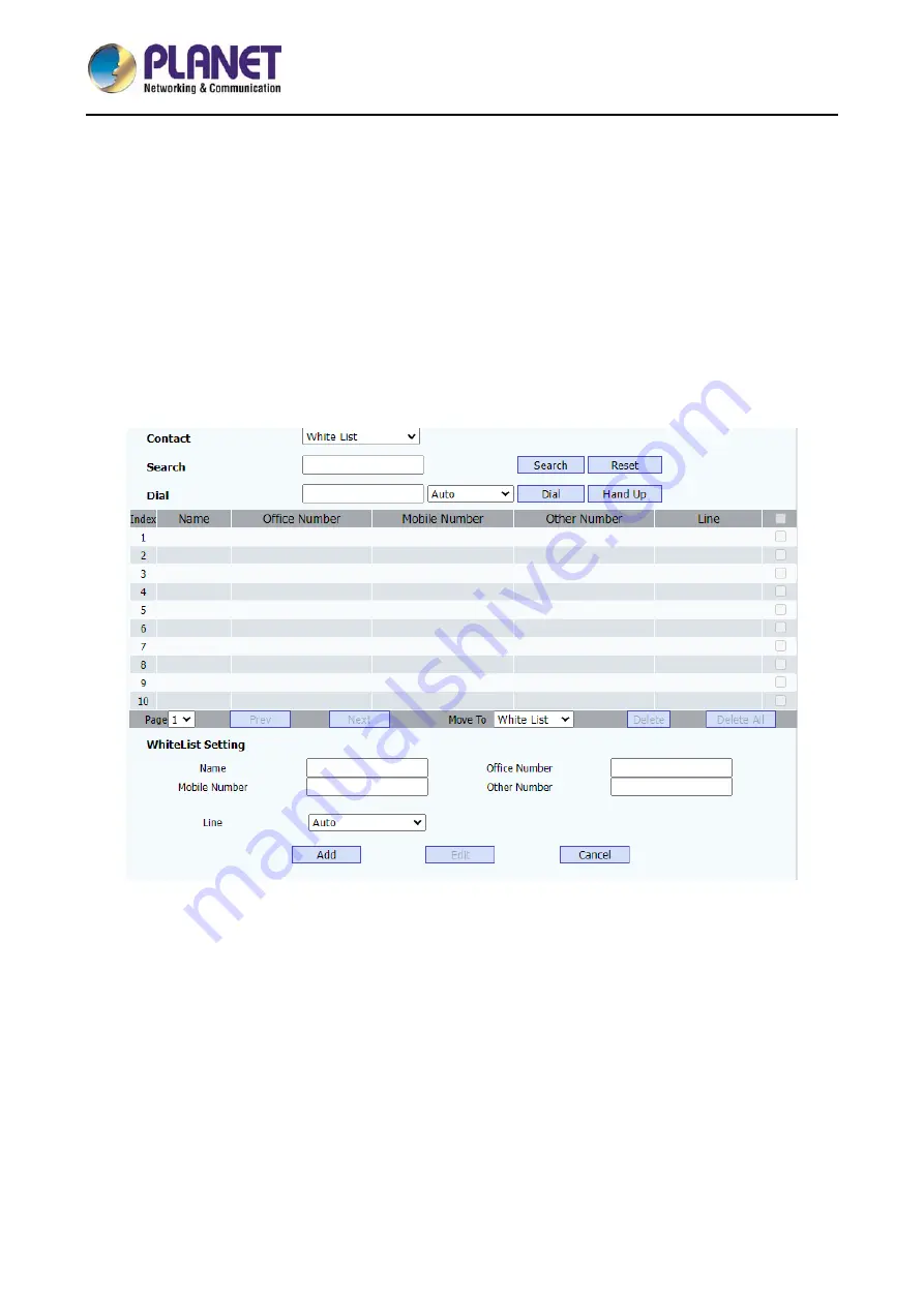 Planet HDP-1260PT User Manual Download Page 56