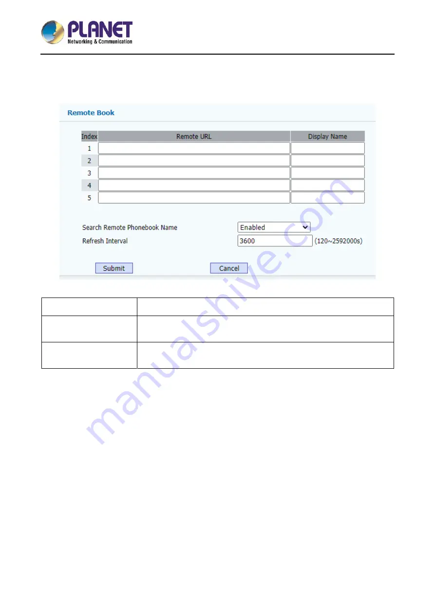 Planet HDP-1260PT User Manual Download Page 58