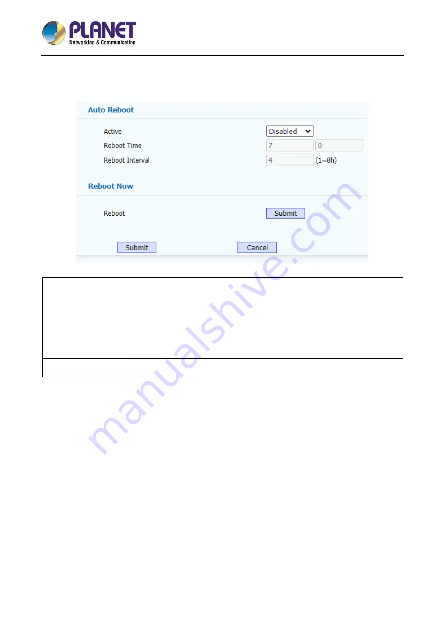 Planet HDP-1260PT User Manual Download Page 65