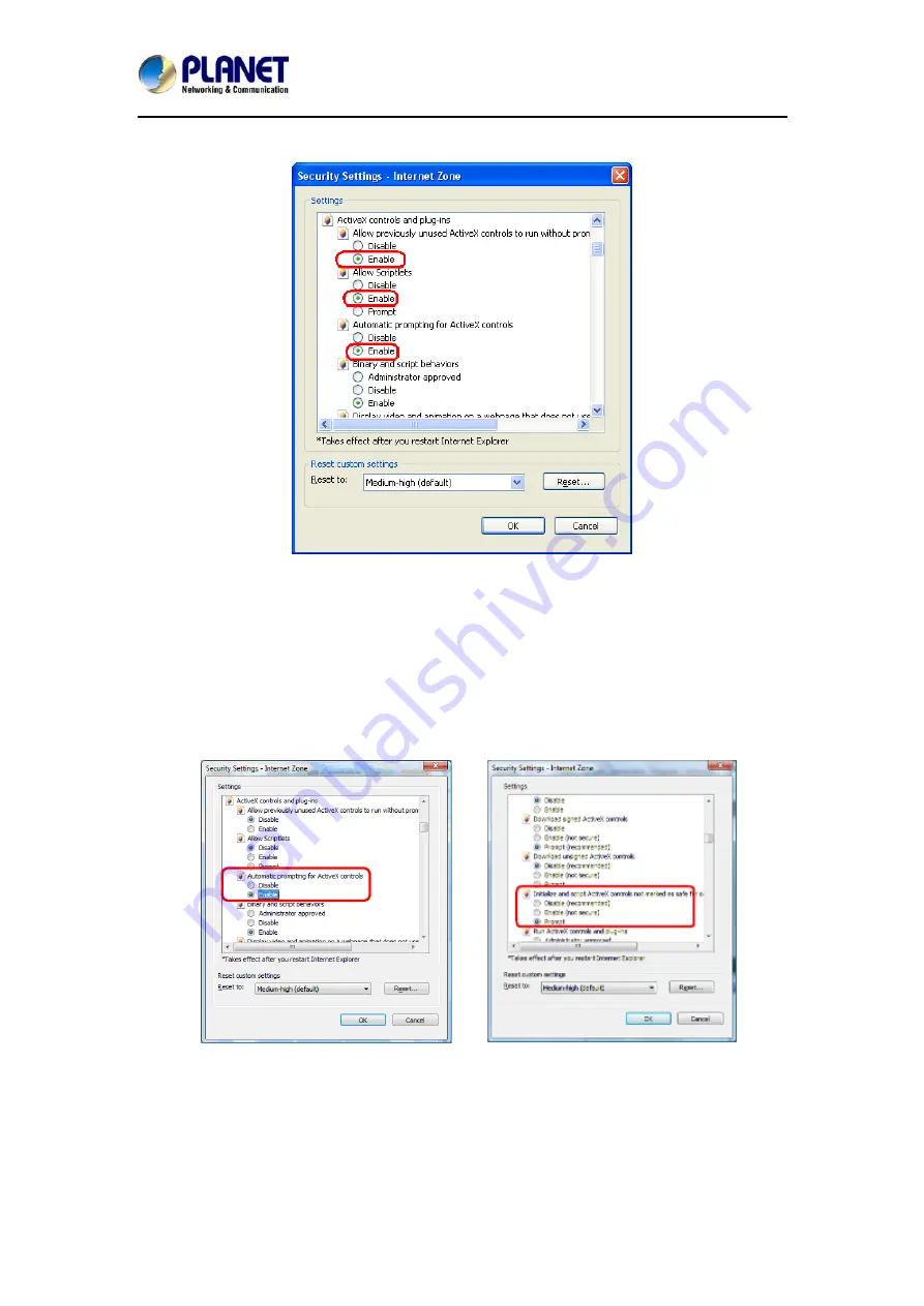 Planet ICA 4200 User Manual Download Page 20