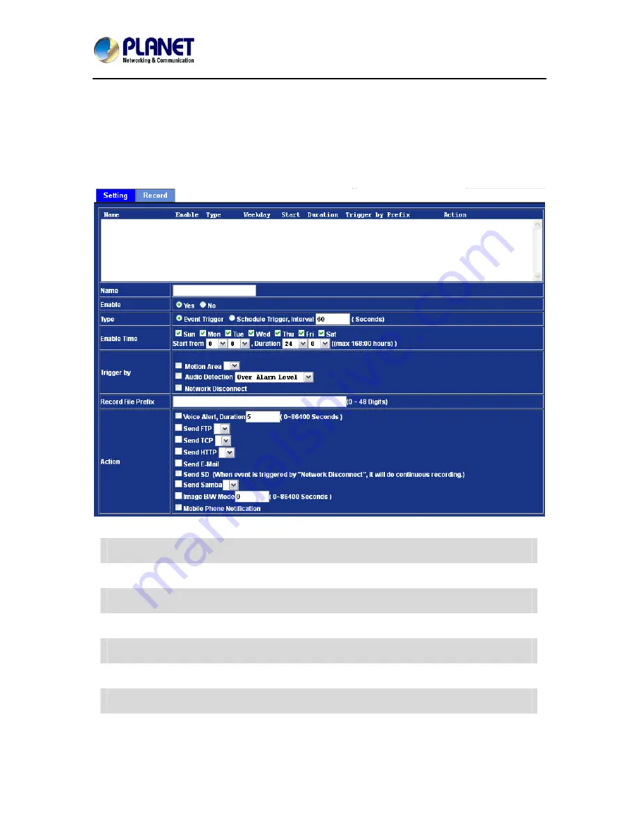 Planet ICA-5150 User Manual Download Page 73