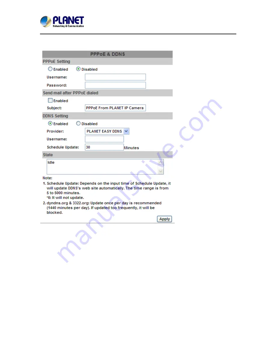 Planet ICA-5250 User Manual Download Page 45