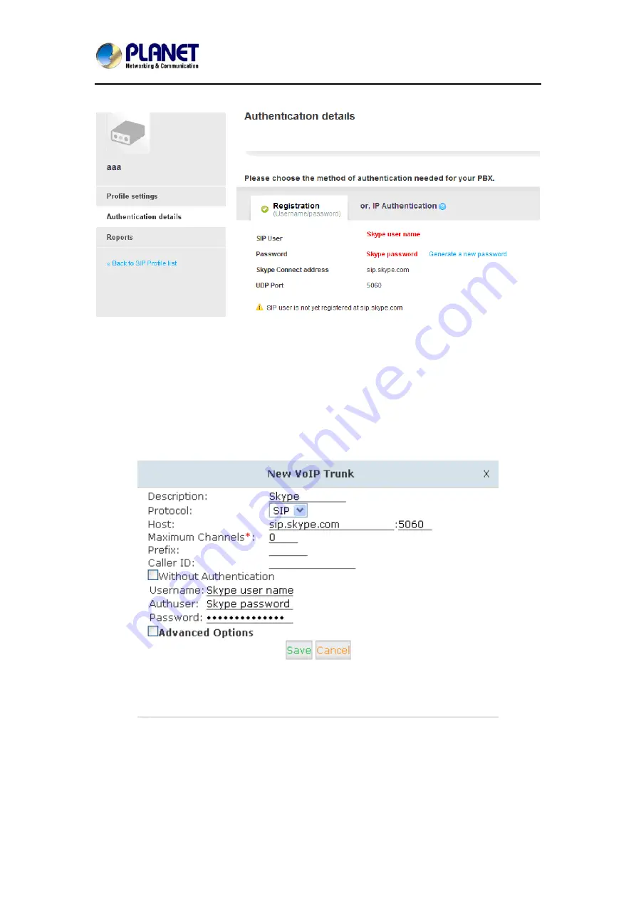 Planet IPX-2100 User Manual Download Page 141