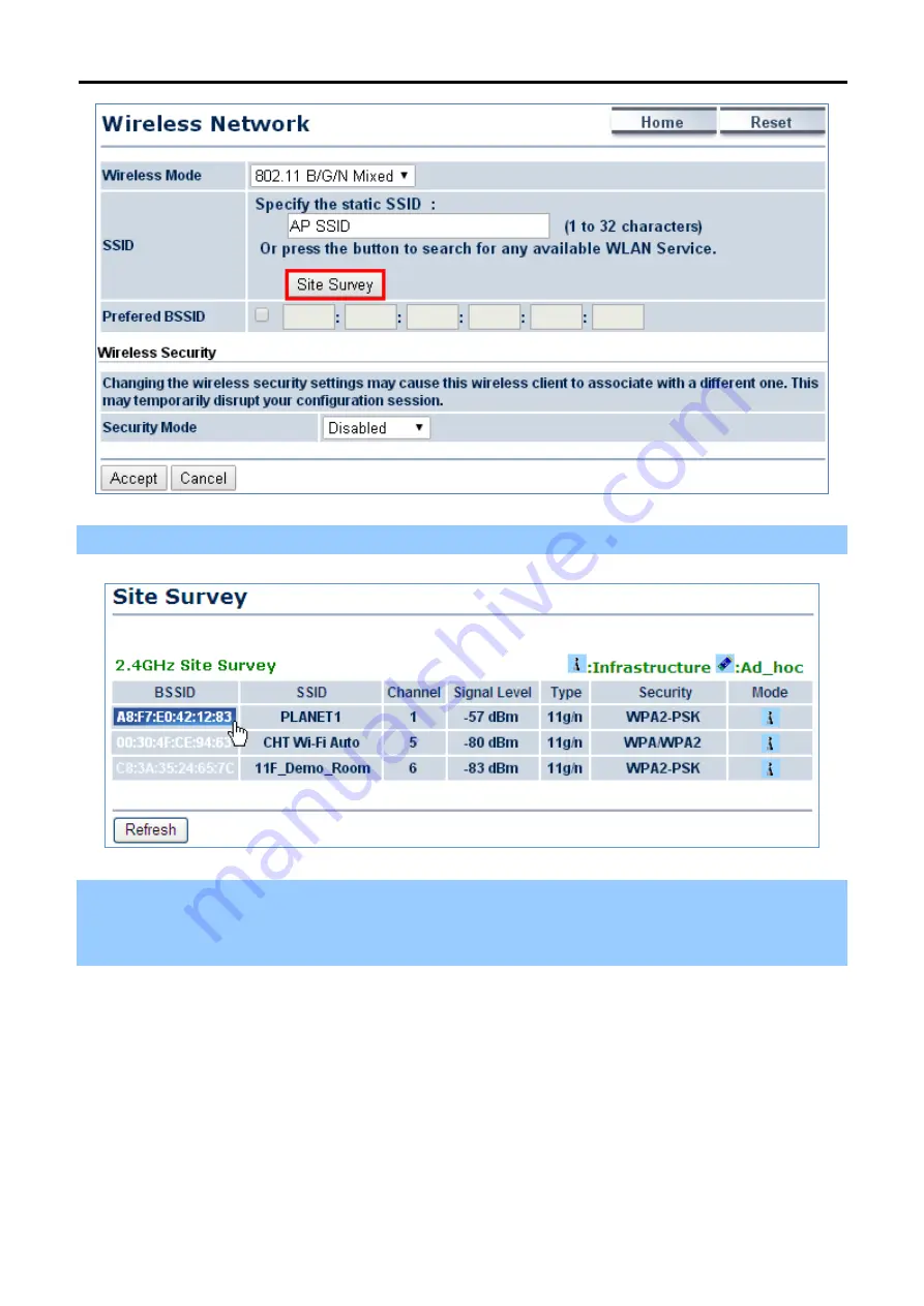 Planet WAP-200N User Manual Download Page 42