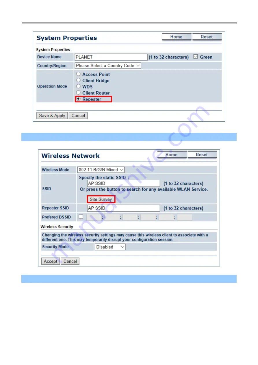 Planet WAP-200N User Manual Download Page 47