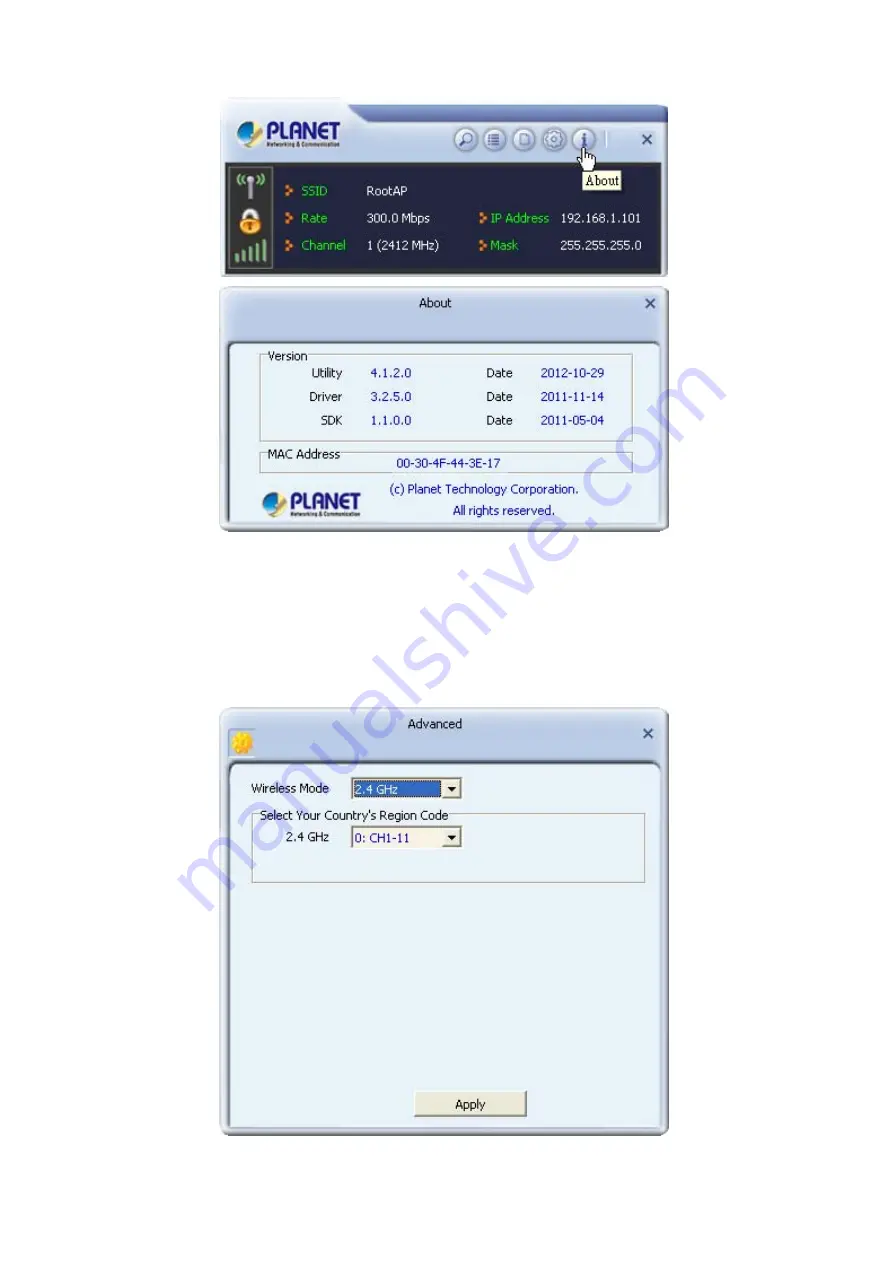 Planet WNL-U554M User Manual Download Page 42