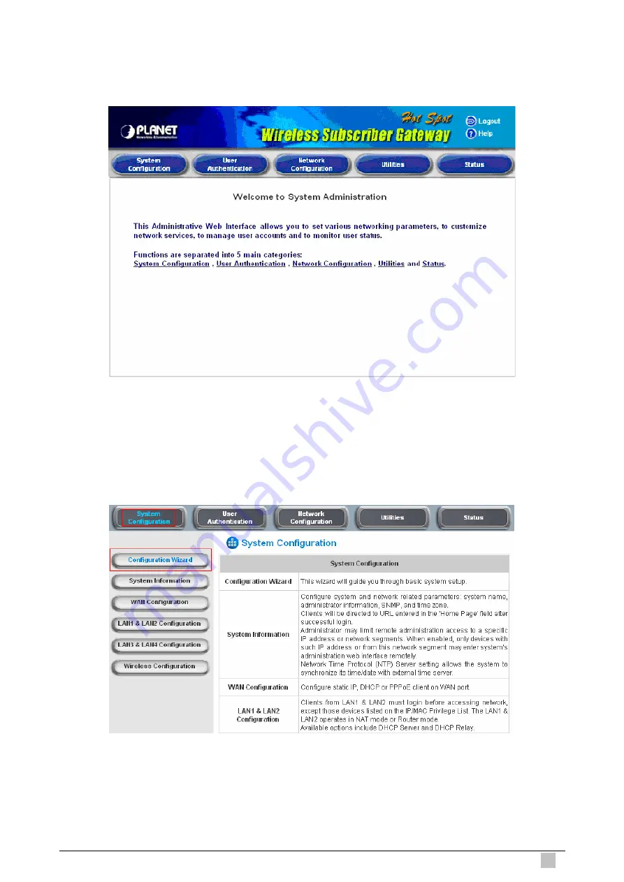 Planet WSG-404 User Manual Download Page 17