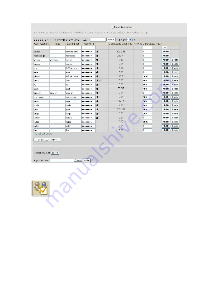 Plustek MULTI-FUNCTIONAL SERVER User Manual Download Page 53