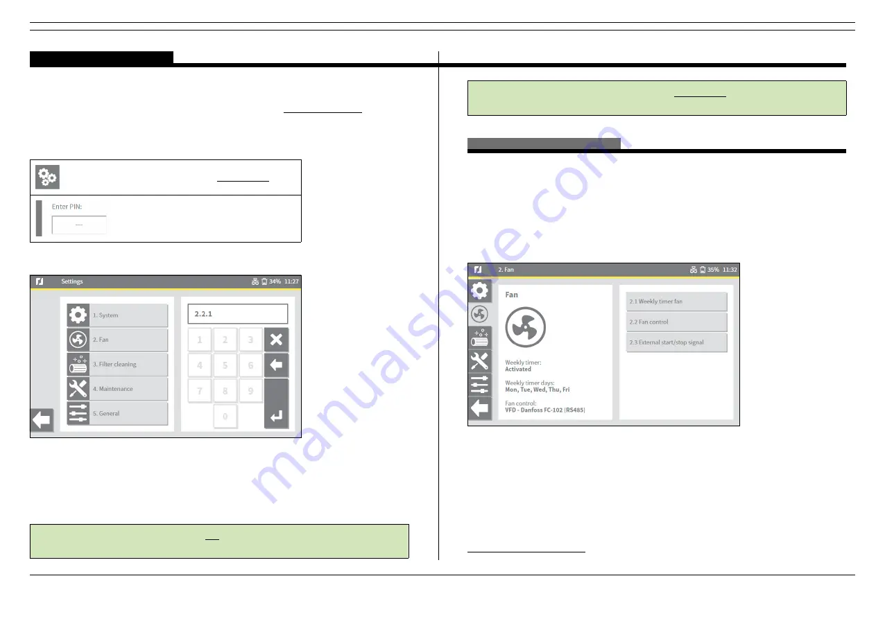 Plymovent CONTROLPRO Short User Manual Download Page 14