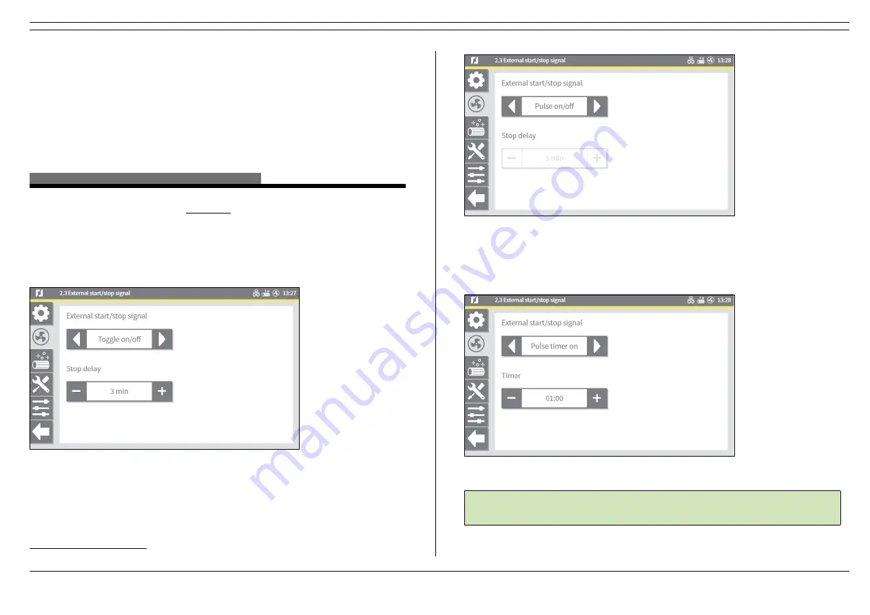 Plymovent CONTROLPRO Short User Manual Download Page 20