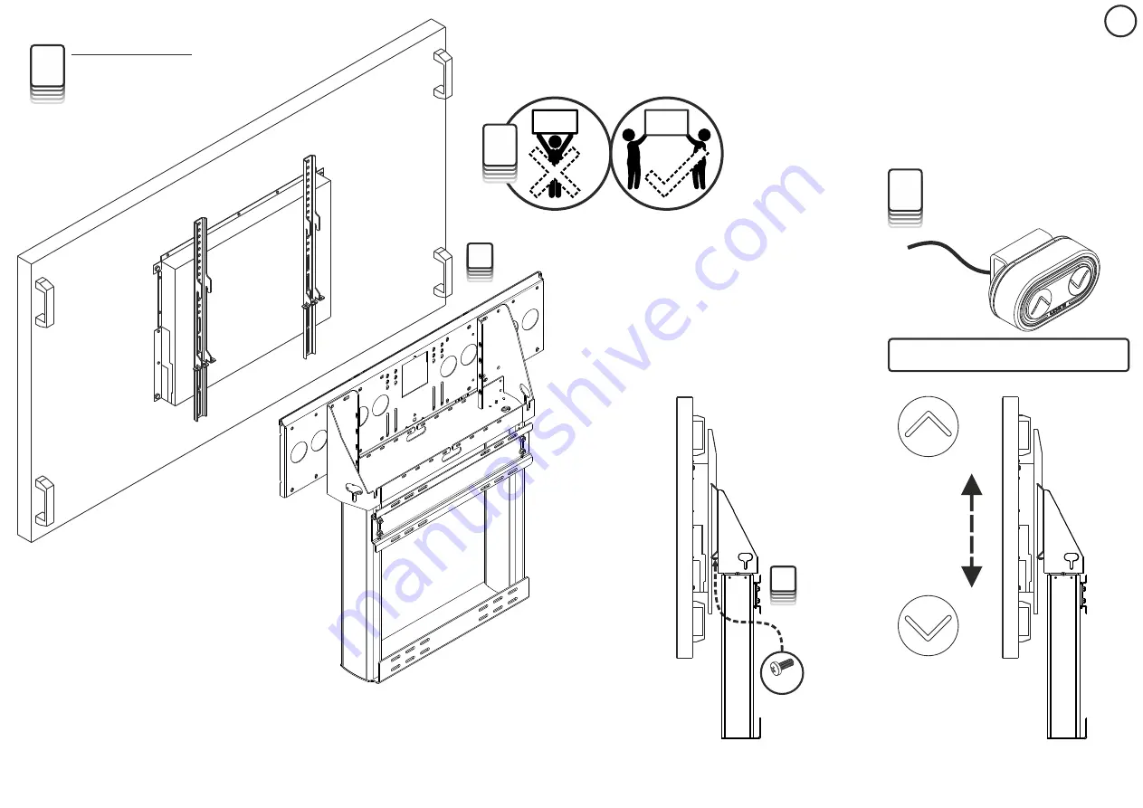 PMV Mounts PMVSTANDEL Assembly Instructions Manual Download Page 6