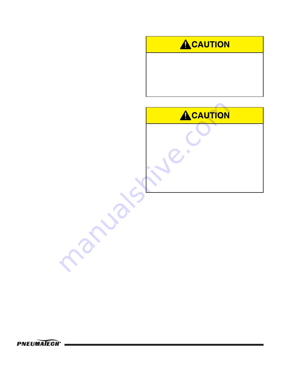 Pneumatech AD-1500 Owner'S Manual Download Page 8