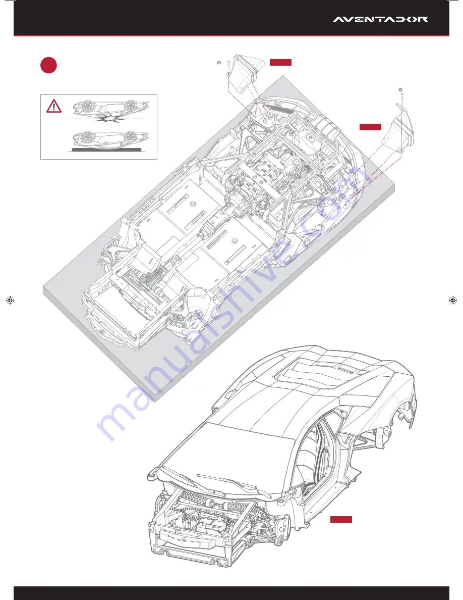 pocher Lamborghini Aventador LP-700-4 Assembly Manual Download Page 29