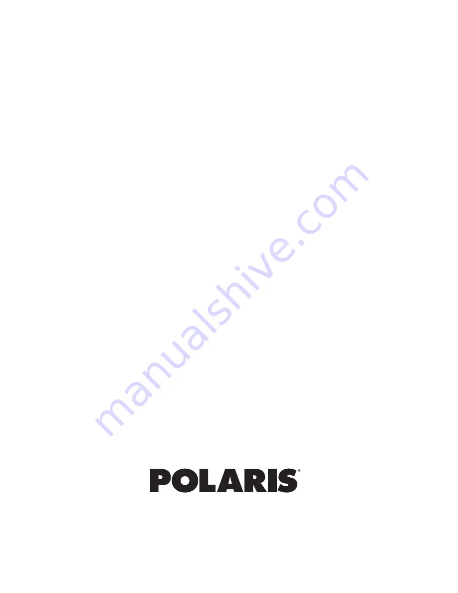 Polaris 200 series Instruction Manual Download Page 62