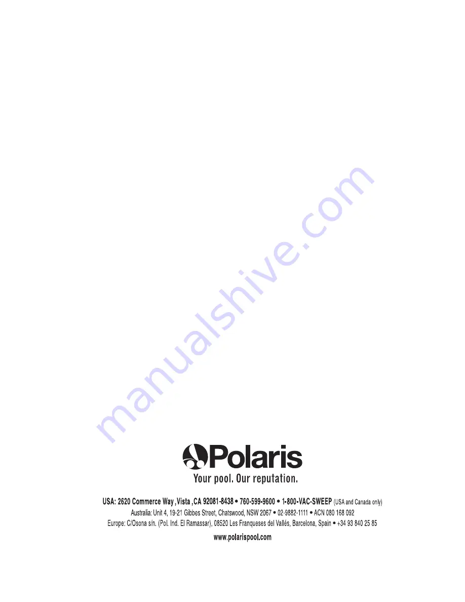 Polaris AfterDark AD150 Owner'S Manual Download Page 12