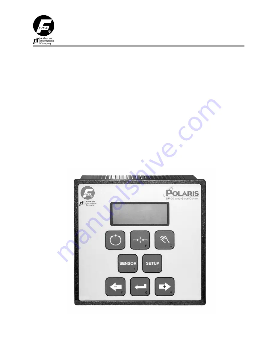 Polaris DP-20 User Manual Download Page 1