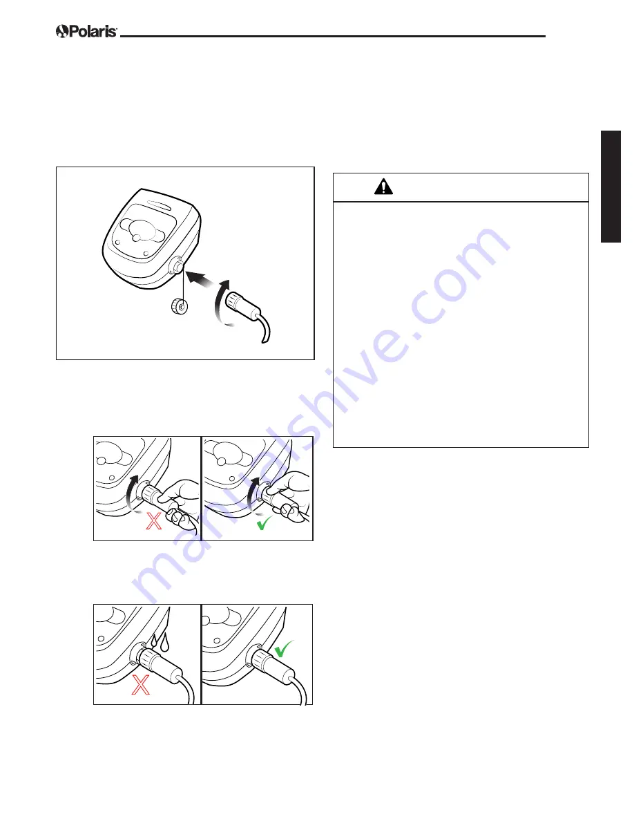 Polaris iAquaLink CONTROL VTRX25iQ Owner'S Manual Download Page 31