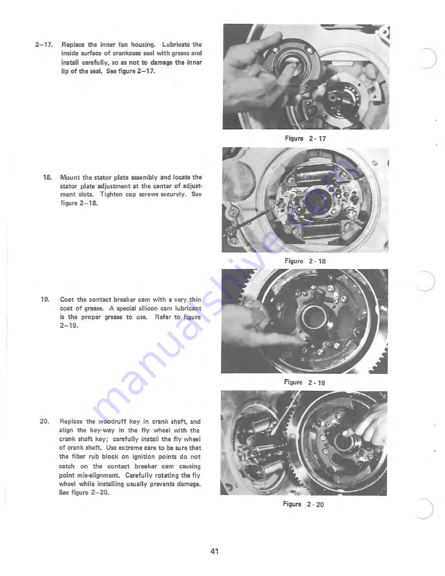 Polaris Playmate 1971 Shop Manual Download Page 44