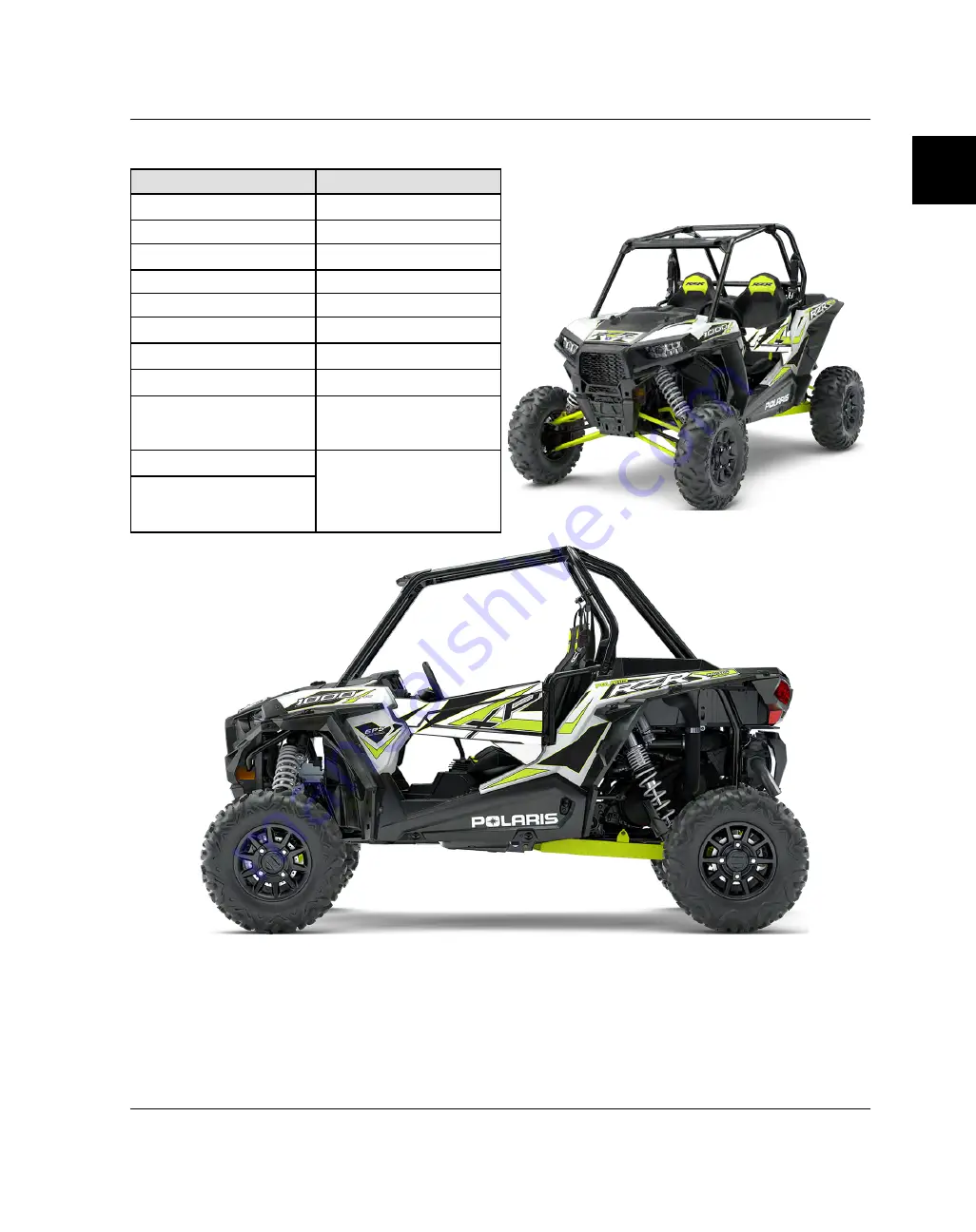 Polaris RZR XP 1000 2017 Service Manual Download Page 29