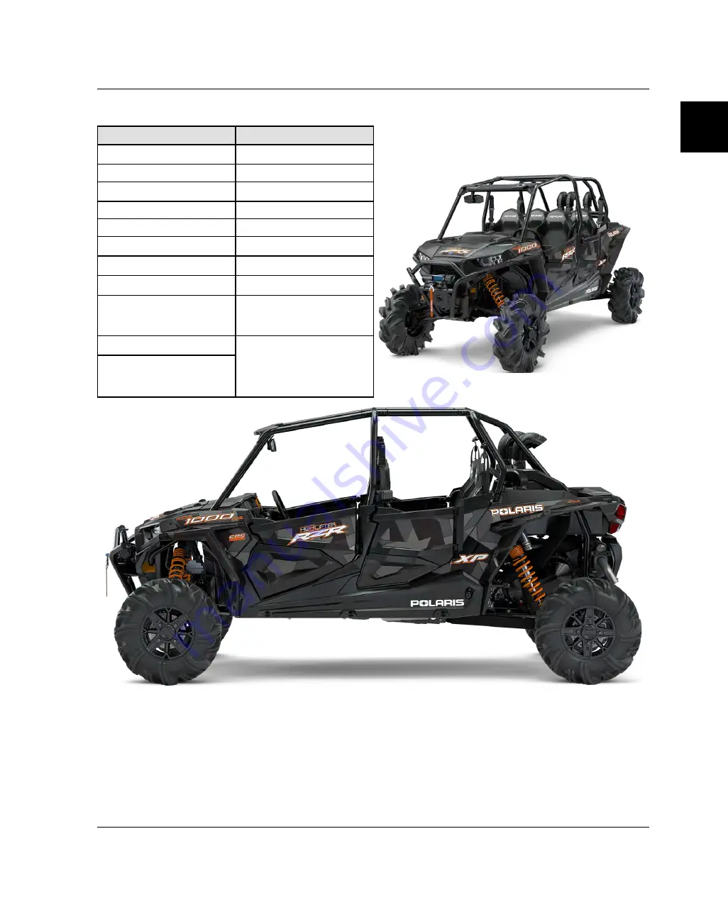 Polaris RZR XP 1000 2017 Service Manual Download Page 35