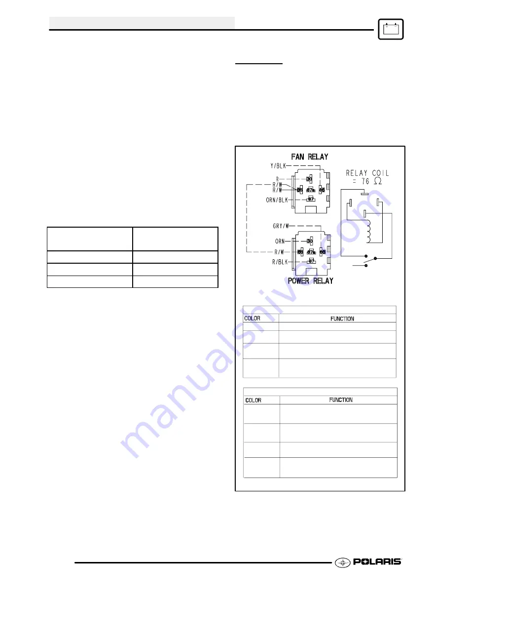 Polaris Sportsman 800 Efi 2005 Service Manual Download Page 276