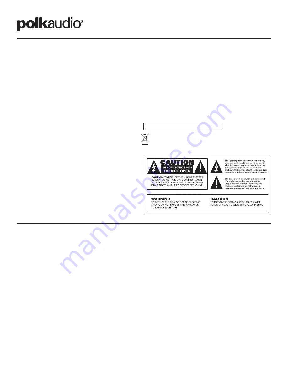 Polk Audio MIDOCK STUDIO User Manual Download Page 2