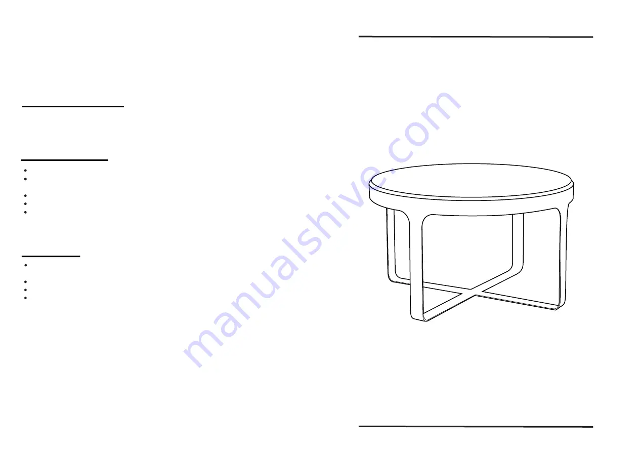 pols potten Cofee table stoner red Instruction Manual Download Page 2