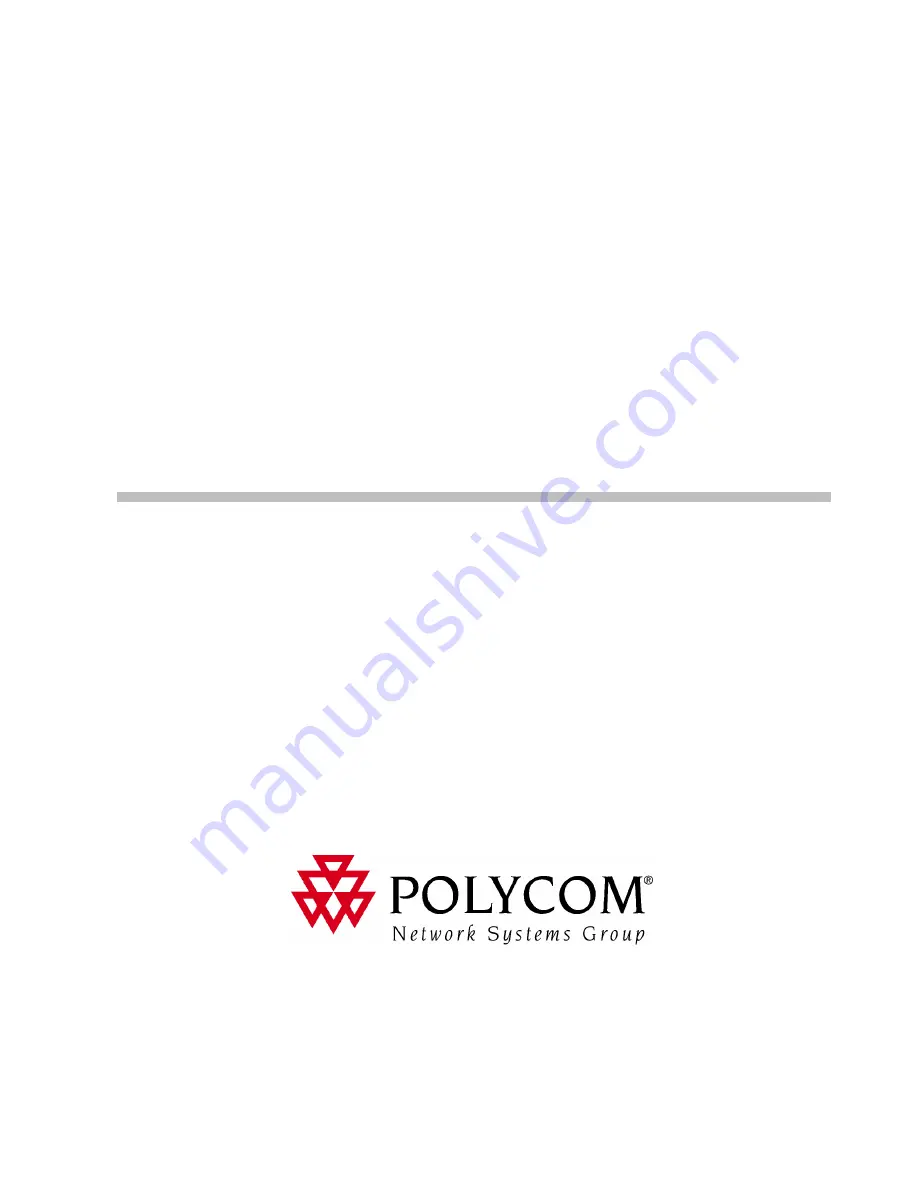 Polycom MGC-100 Getting Started Manual Download Page 1