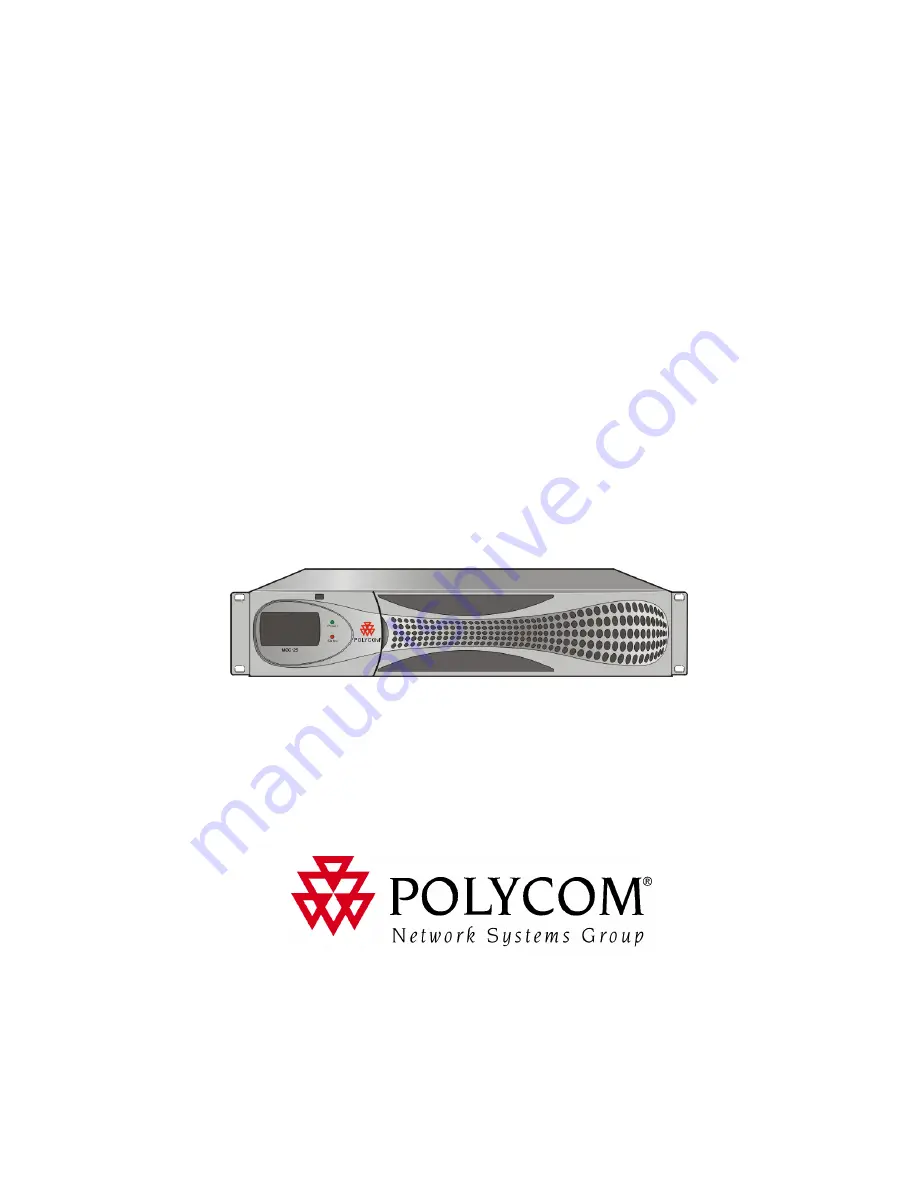 Polycom MGC-25 Скачать руководство пользователя страница 1