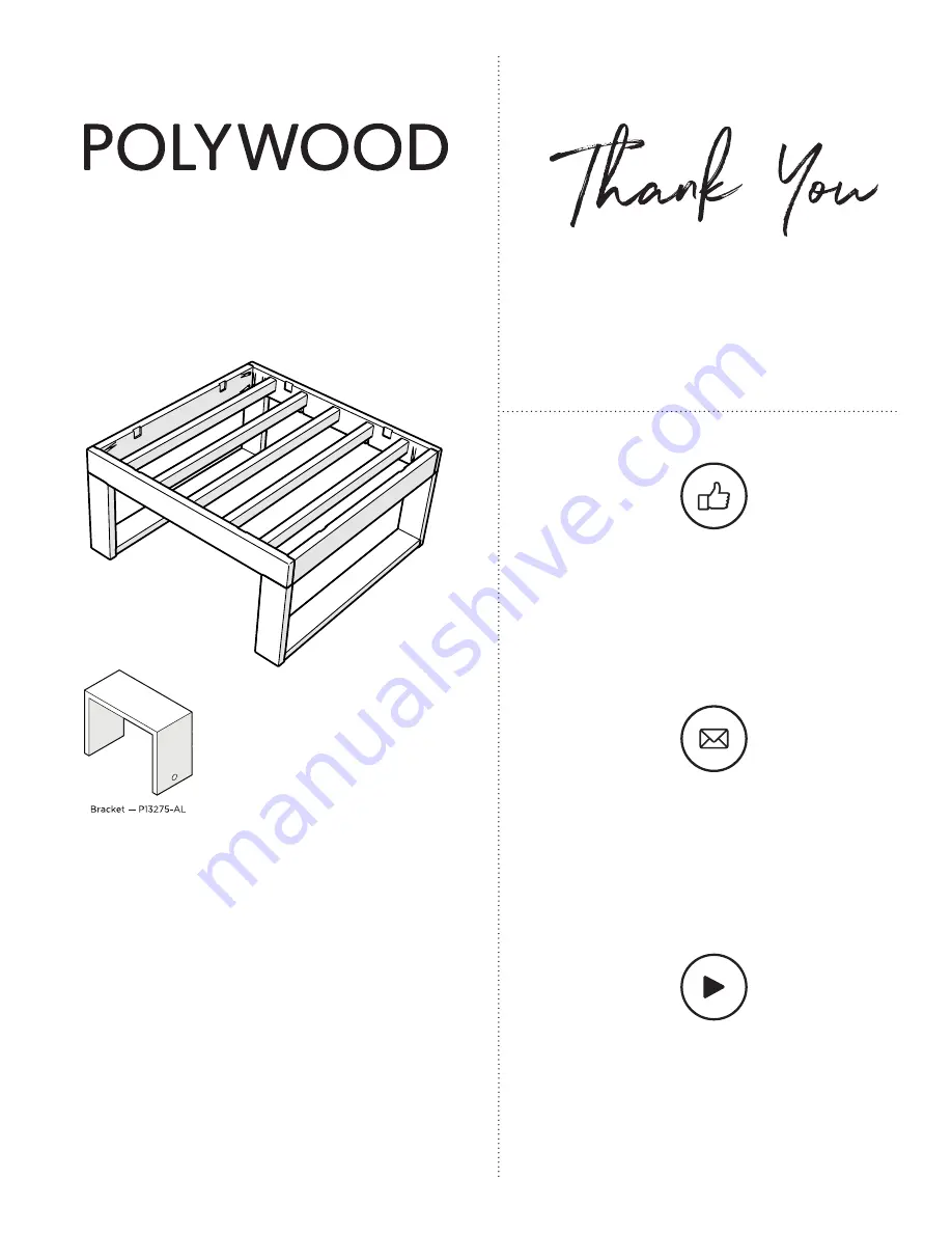 Polywood 4600X Assembly Instructions Download Page 1