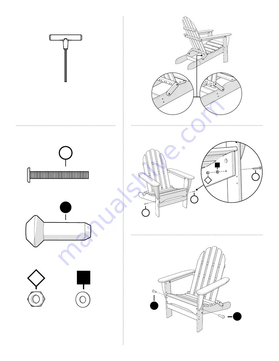 Polywood AD5030 Assembly Instructions Download Page 2