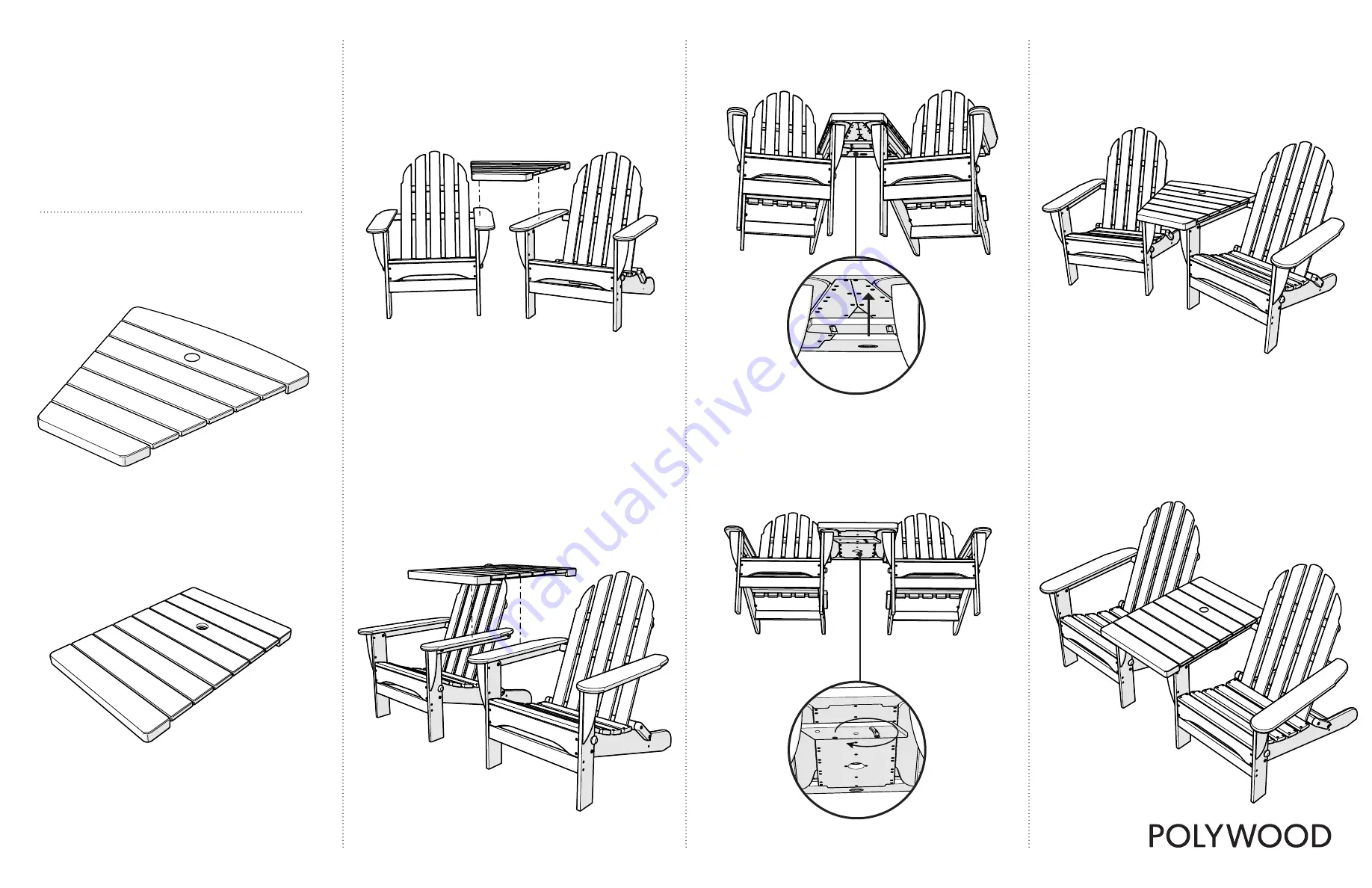 Polywood Classic TT53A Assembly Instructions Download Page 2