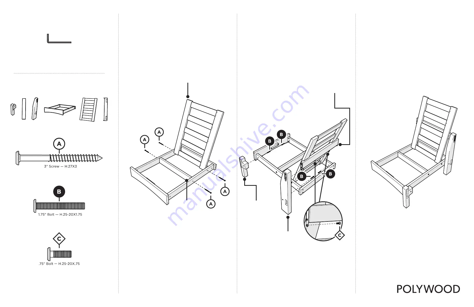 Polywood CLC23C Скачать руководство пользователя страница 2