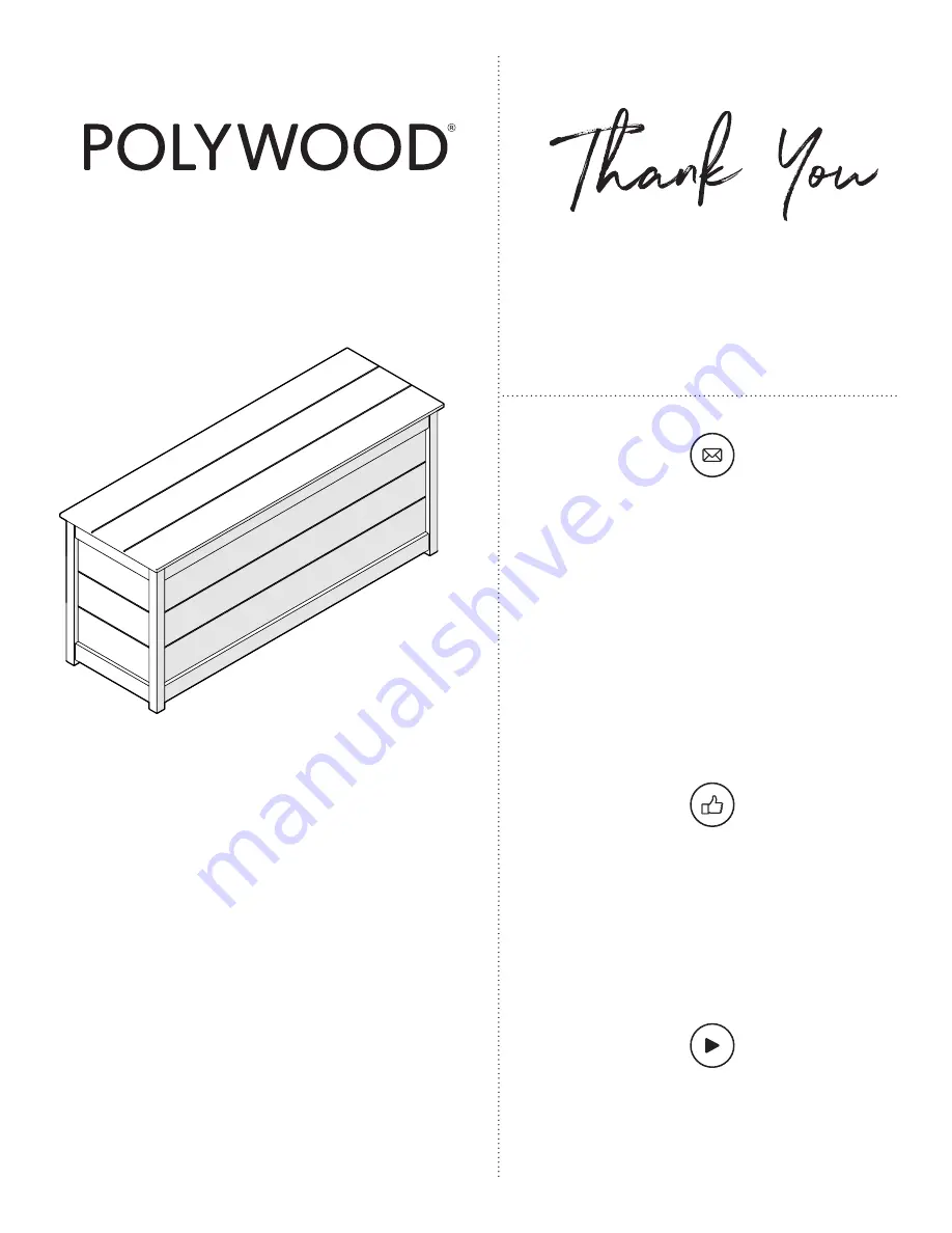 Polywood CTS2368 Assembly Instructions Download Page 1