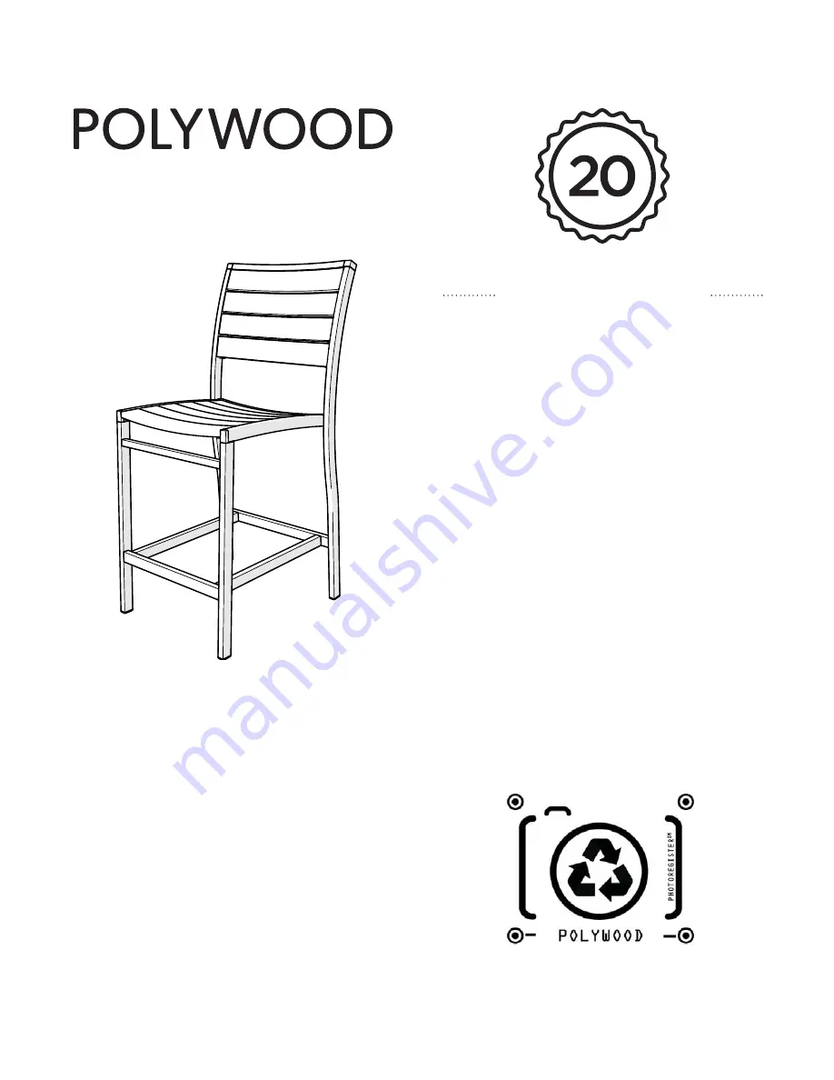 Polywood Euro A101 Assembly Instructions Download Page 1