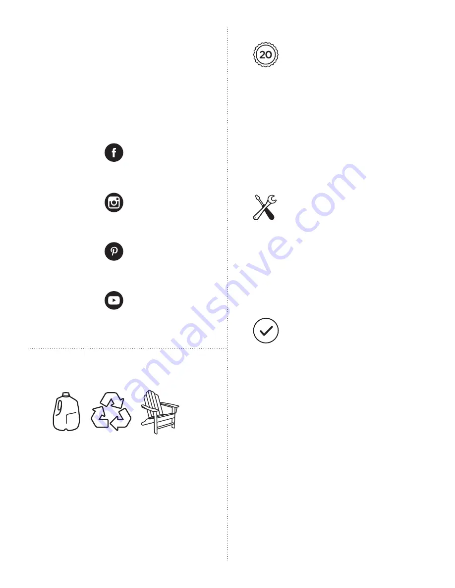 Polywood L1D85 Assembly Instructions Download Page 4