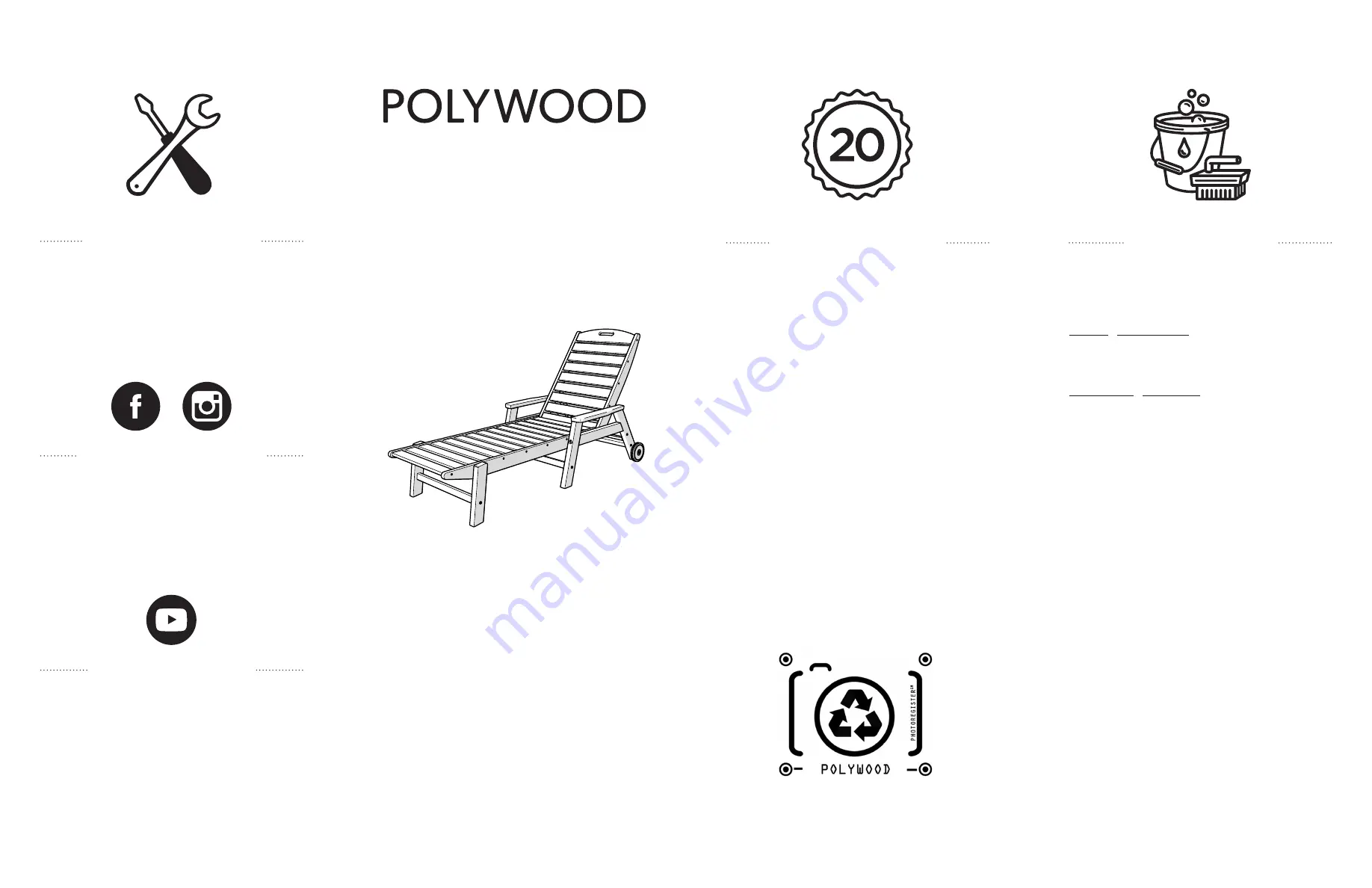 Polywood NCW2280 Assembly Instructions Download Page 1