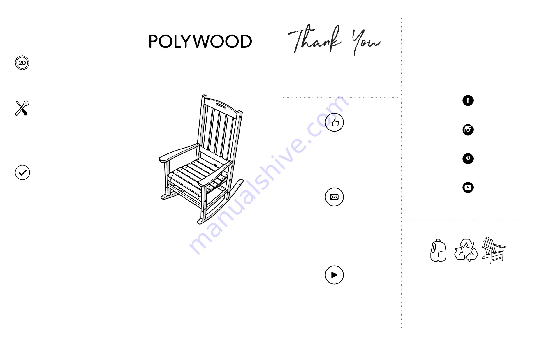 Polywood R145 Assembly Instructions Download Page 1