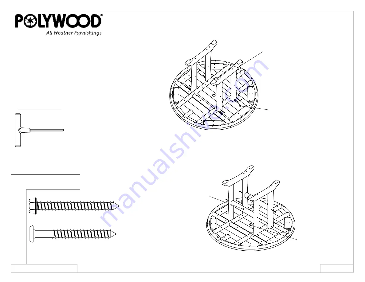 Polywood RT448 Assembly Instructions Download Page 1