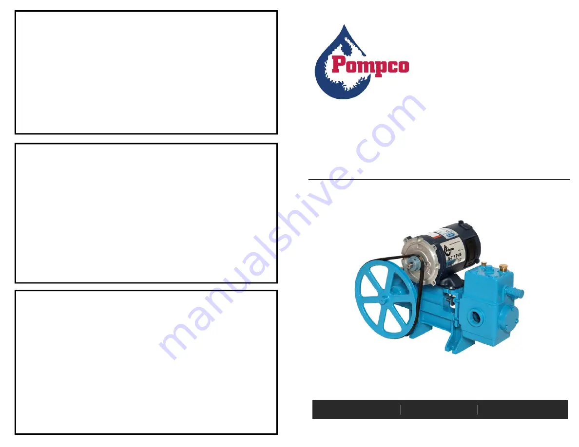 Pompco S-275 Скачать руководство пользователя страница 1