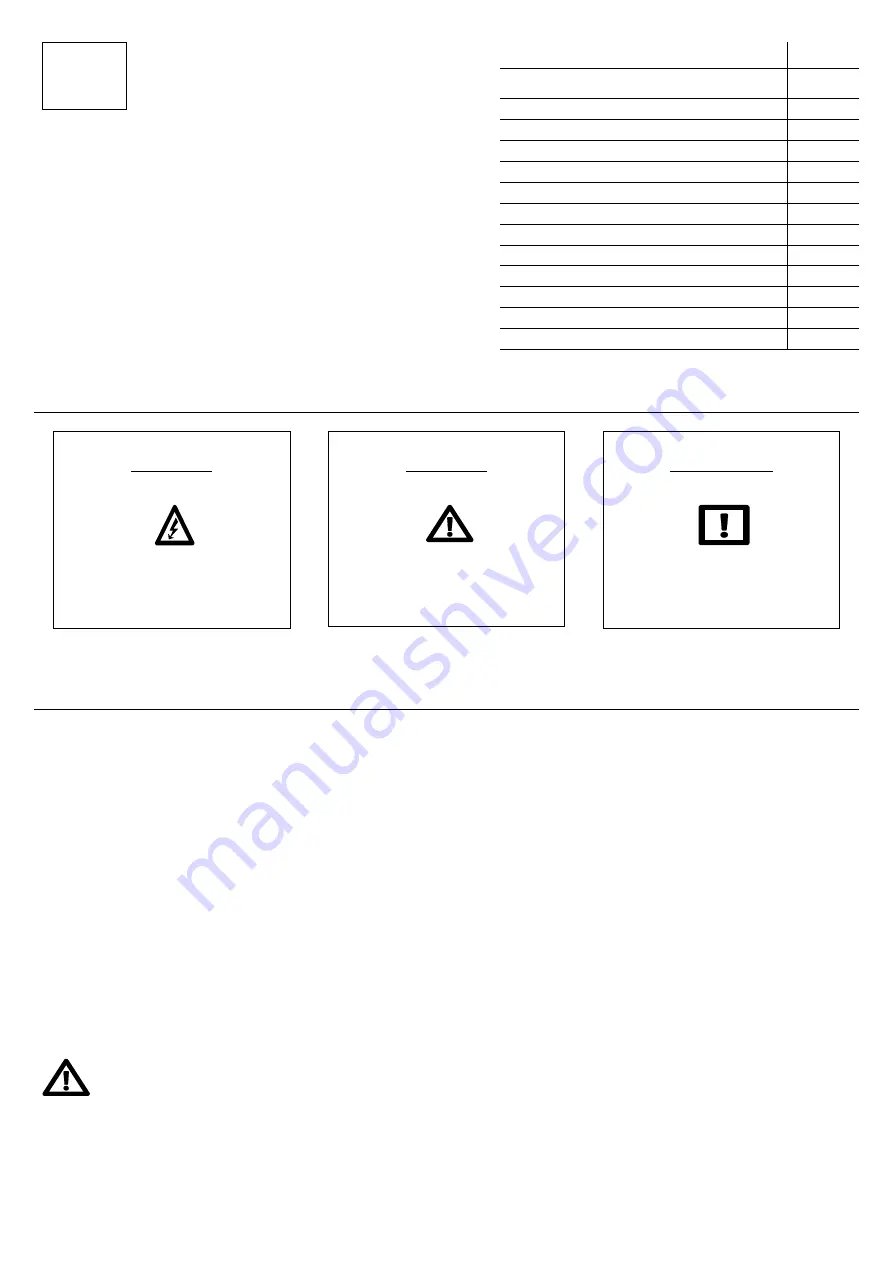 POMPE ROTOMEC 50 TR Use And Maintenance Manual Download Page 2