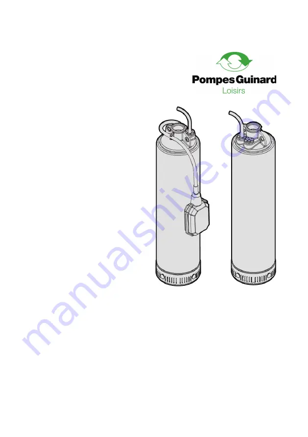 Pompes Guinard Loisirs ARIANA N Instruction Manual Download Page 1