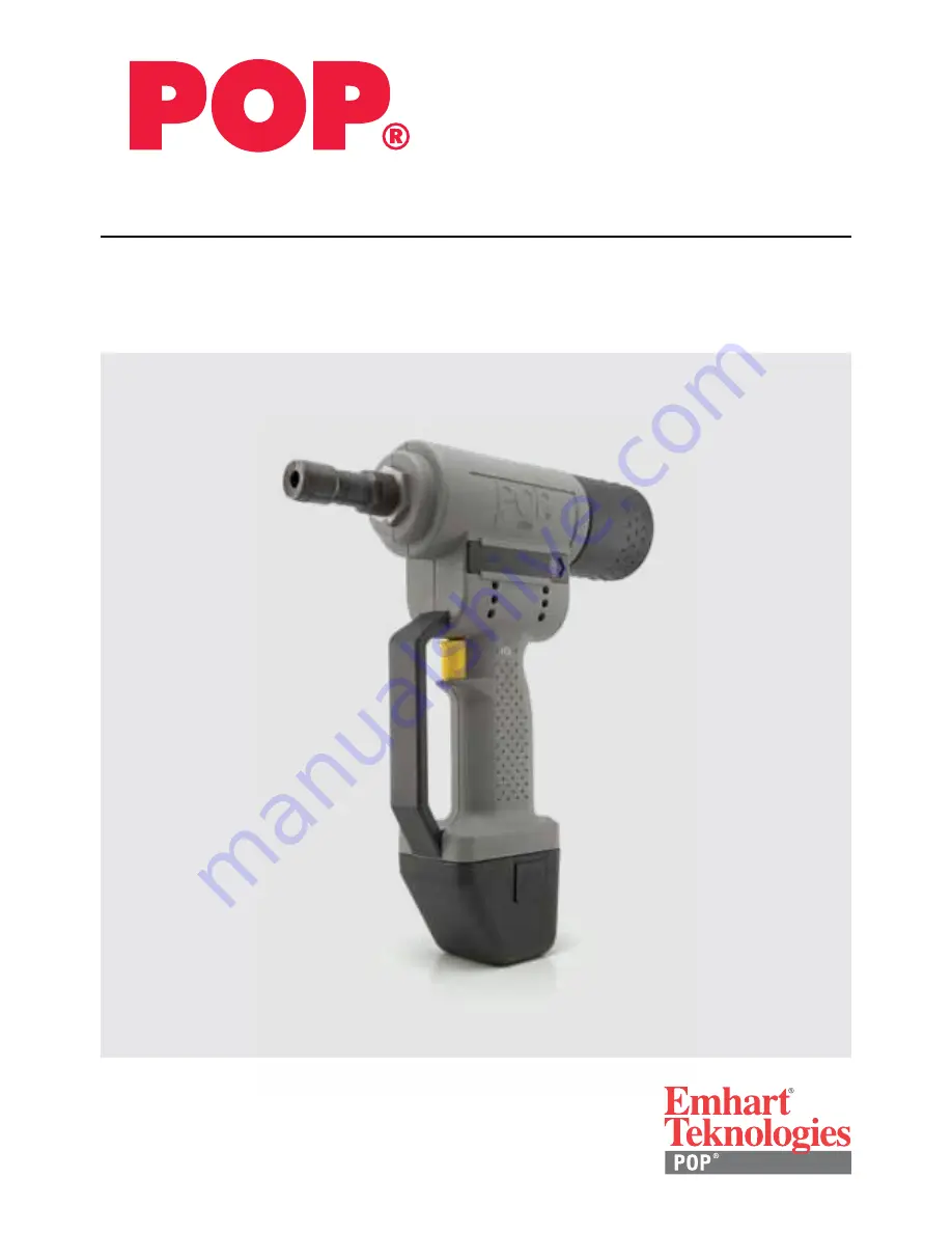 Pop Bolt MCS5800-HEX Maintenance Manual Download Page 1