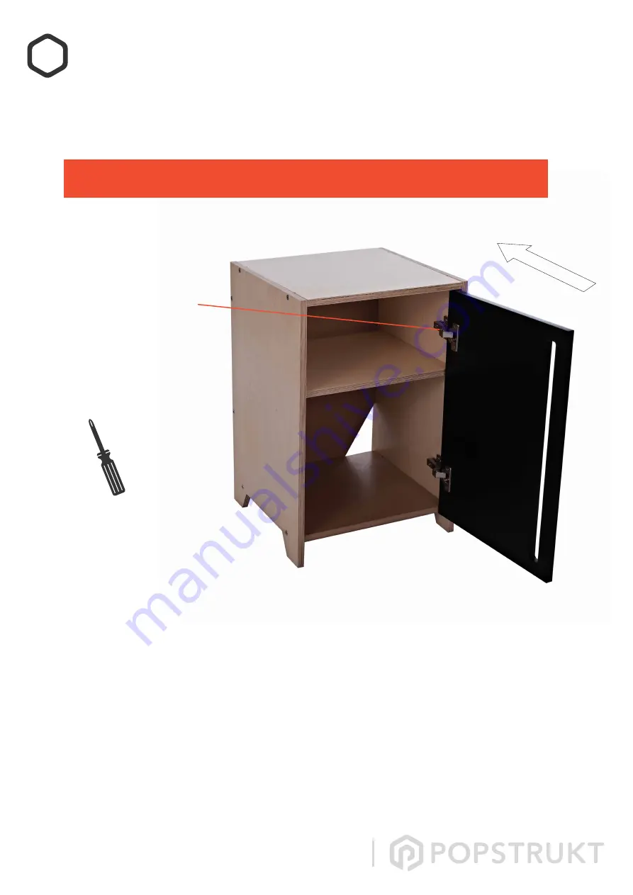 popstrukt Creme Media Unit Assembly Instructions Manual Download Page 8