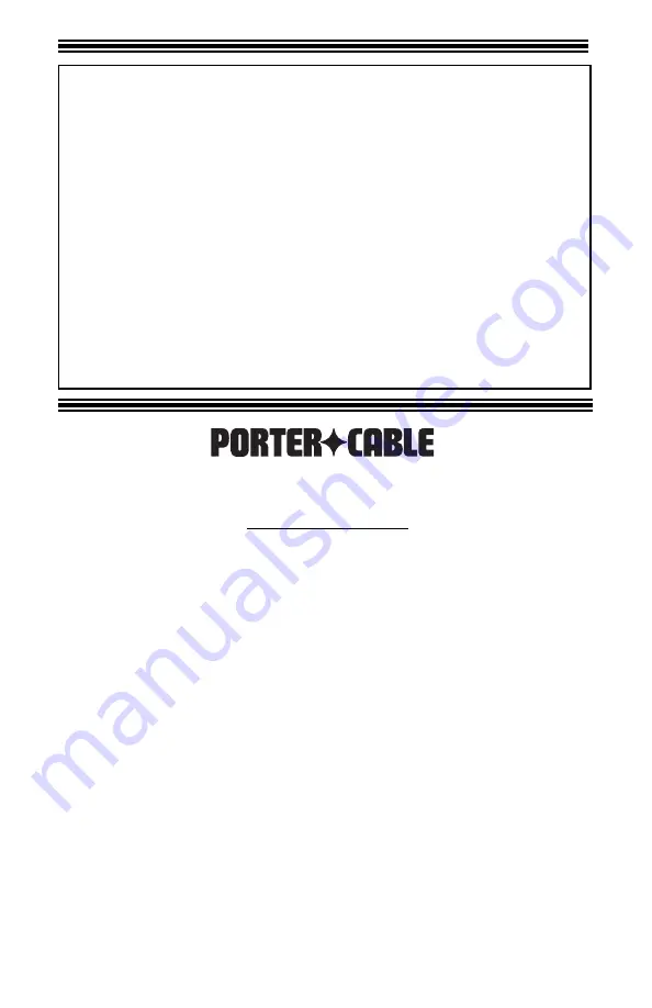 Porter-Cable 7518 Скачать руководство пользователя страница 17