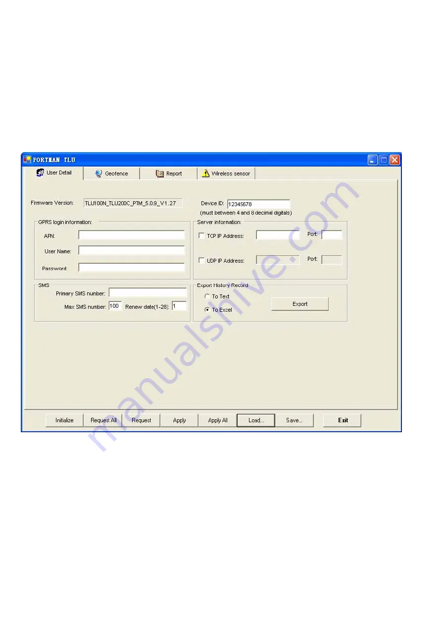 PORTMAN TLU100N Operation And Installation Manual Download Page 8